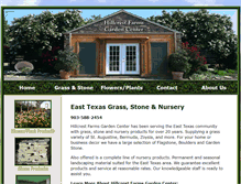 Tablet Screenshot of hillcrestfarmsgarden.com
